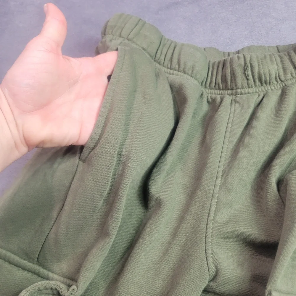 Old Navy Kids Alpine Tundra‎ Green Fleece Cargo Joggers Pants Size L 10-12